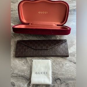 Gucci eyeglass sunglass cases (2)